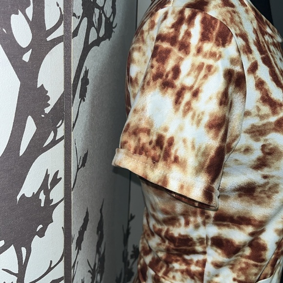 Tie Dye 🇵🇭 Brown, Yellow, White Free Size S to M T-Shirt Dress NWOT$25 - Picture 7 of 10